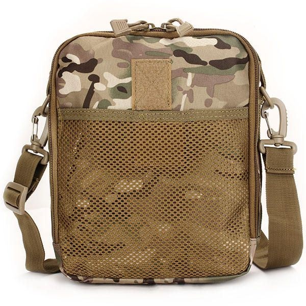 Mężczyźni Kobiety Nylon Sport Outdoor Tactical Army Ipad Torba Na Ramię Crossbody