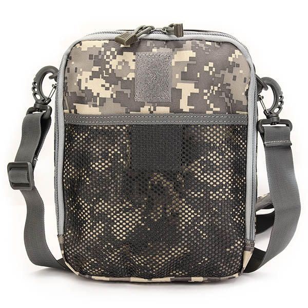 Mężczyźni Kobiety Nylon Sport Outdoor Tactical Army Ipad Torba Na Ramię Crossbody