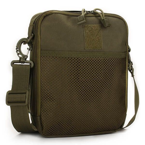 Mężczyźni Kobiety Nylon Sport Outdoor Tactical Army Ipad Torba Na Ramię Crossbody