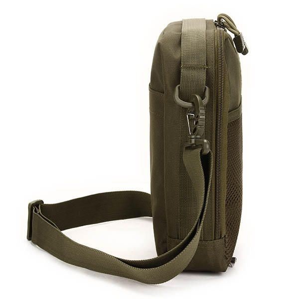 Mężczyźni Kobiety Nylon Sport Outdoor Tactical Army Ipad Torba Na Ramię Crossbody