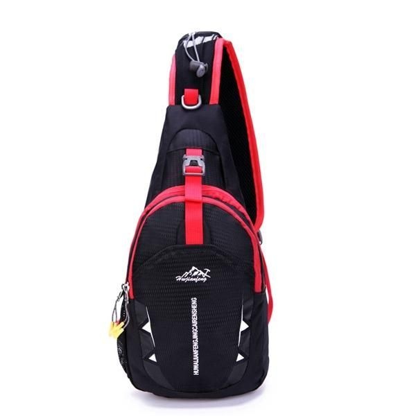 Mężczyźni Kobiety Nylon Wodoodporna Torba Crossbody Outdoor Sport Casual Torba Na Klatkę Piersiową