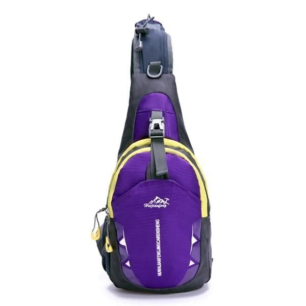 Mężczyźni Kobiety Nylon Wodoodporna Torba Crossbody Outdoor Sport Casual Torba Na Klatkę Piersiową