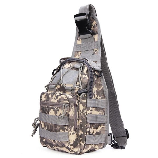 Mężczyźni Outdoor Sport Crossbody Sling Torba Na Ramię Na Klatkę Piersiową