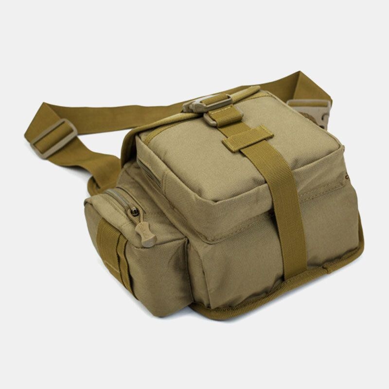 Mężczyźni Oxford Outdoor Riding Sports Camo Wodoodporna Torba Crossbody O Dużej Pojemności Torba Na Pas Torba Podsiodłowa