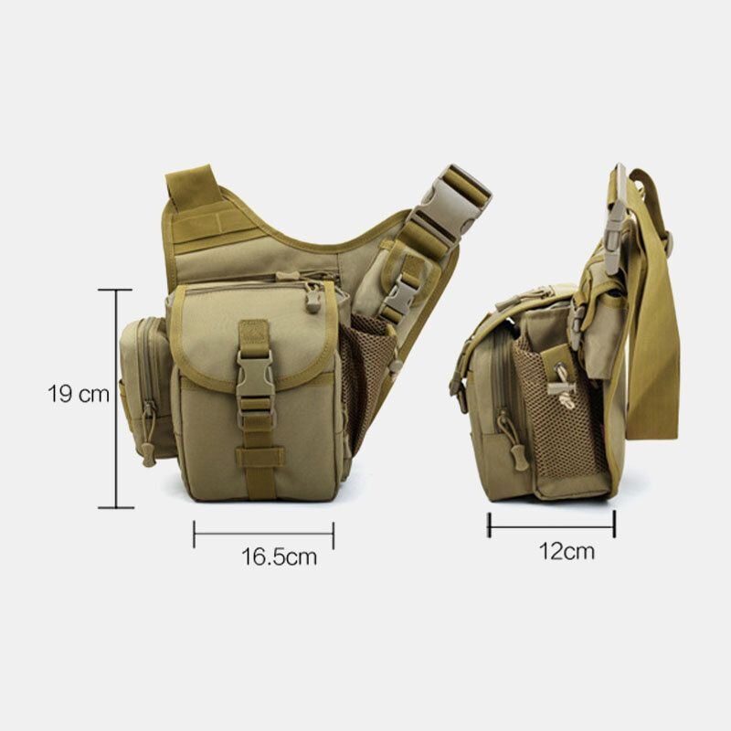 Mężczyźni Oxford Outdoor Riding Sports Camo Wodoodporna Torba Crossbody O Dużej Pojemności Torba Na Pas Torba Podsiodłowa