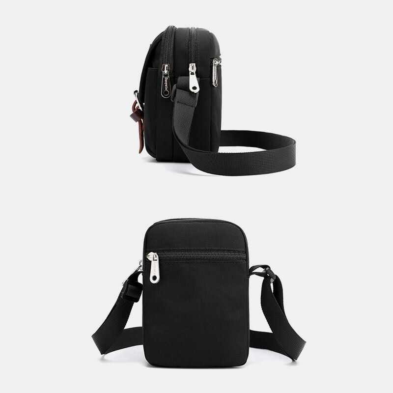 Męska Nylonowa Mini Łatwa Do Przenoszenia Codzienna Torba Na Ramię Crossbody