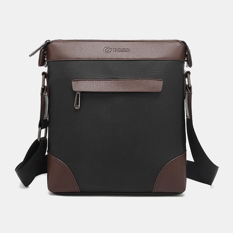 Męska Nylonowa Na Co Dzień Patchworkowa Wodoodporna Odporna Na Zużycie Torba Typu Crossbody