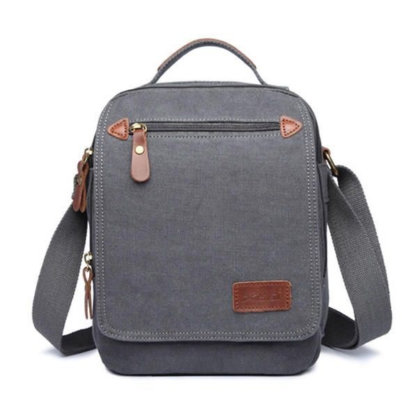 Męska Płócienna Torebka Ipad Torba Outdoor Crossbody Bag