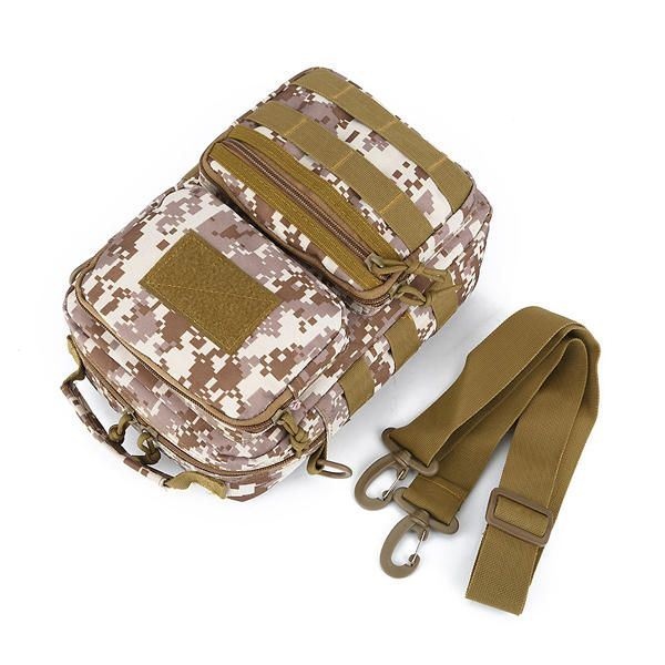 Męska Taktyczna Torba Crossboby Kamuflaż Wodoodporny Outdoor Sholder Bag Torebka