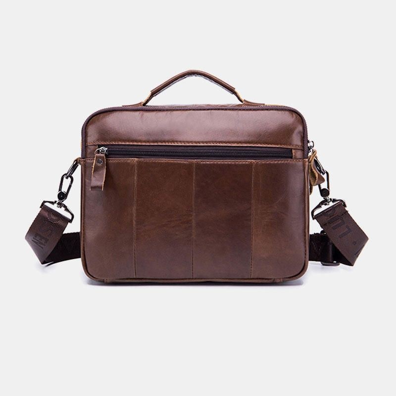 Męska Torba Biznesowa Z Prawdziwej Skóry W Stylu Vintage Crossbody Torba Do Pracy