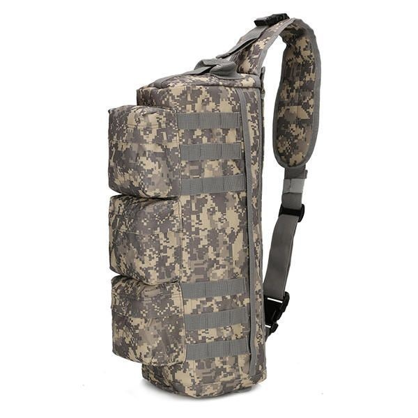 Męska Torba Nylonowa Taktyczna Outdoor Sport Cs Crossbody Torba Na Klatkę Piersiową