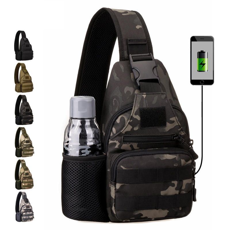 Męska Torba Sportowa Na Klatkę Piersiową Outdoor Tactics Backpack