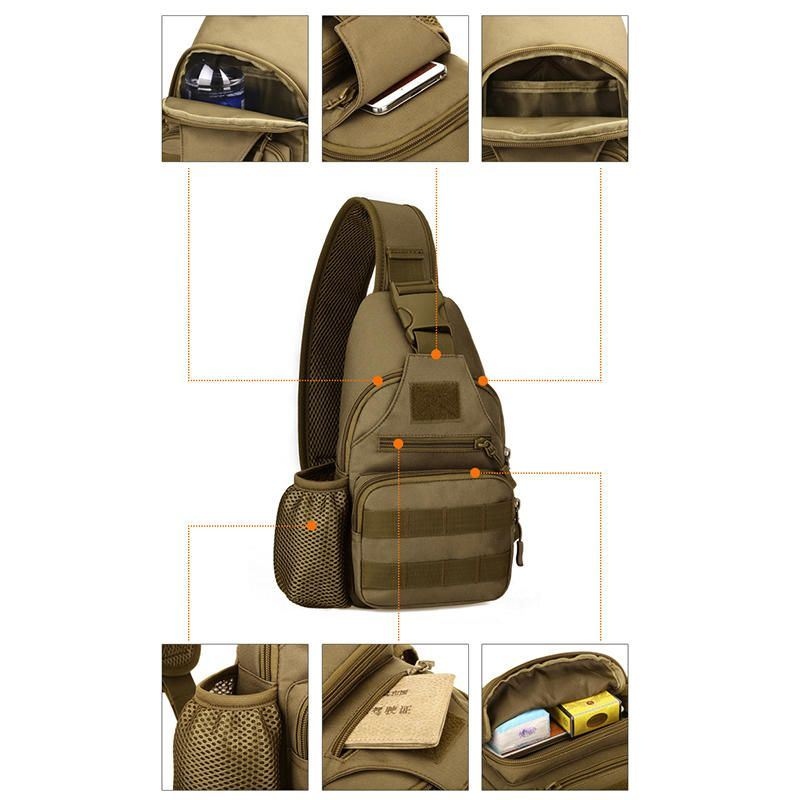 Męska Torba Sportowa Na Klatkę Piersiową Outdoor Tactics Backpack