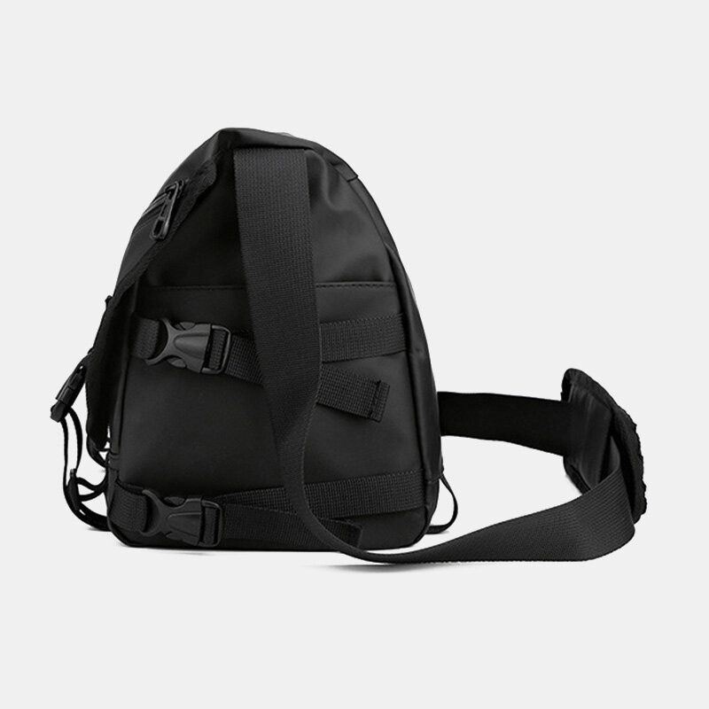 Męska Unisex Duża Pojemność Tylna Kieszeń Antykradzieżowa Torby Crossbody Minimalistyczna Klamra Nylonowa Torba Na Ramię