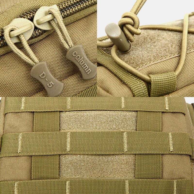 Męska Unisex Nylon Tactical Camouflage Outdoor Riding Multi-carry Tooling Bag Crossbody Bag Waist Bag