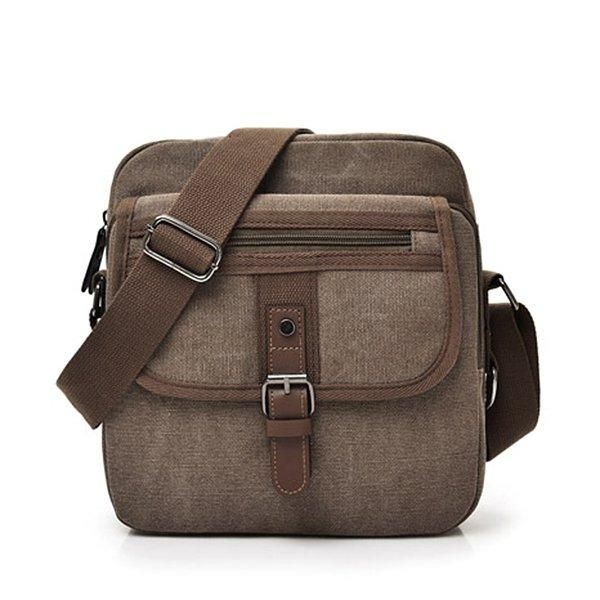 Męska Wielofunkcyjna Torba Na Ramię W Stylu Vintage Crossbody Torba Na Ramię Casual Business Travel Pack