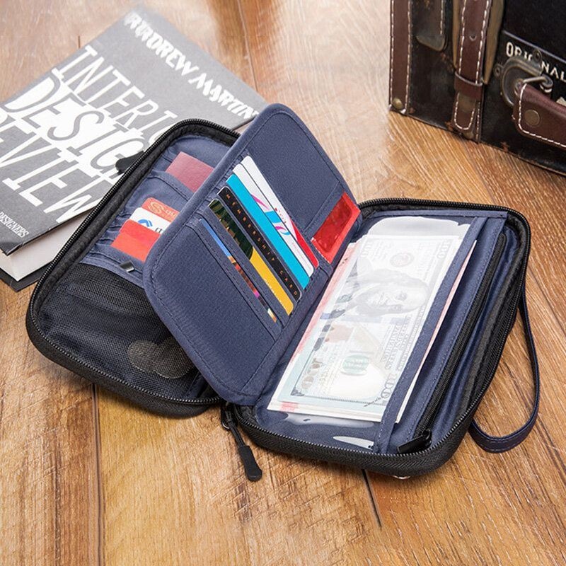 Męska Wielofunkcyjna Wodoodporna Torba Crossbody Oxford Anti-theft Multi-card Slot Phone Bag Torba Na Ramię