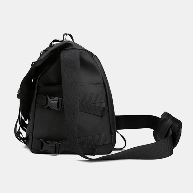 Męski Unisex Nylonowy Regulowany Pasek Na Ramię Z Wieloma Kieszeniami Torby Crossbody Na Co Dzień Tylna Kieszeń Antykradzieżowa Torba Na Ramię