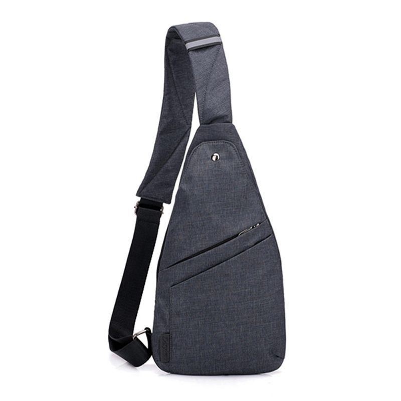 Oxford Anti-theft Wodoodporny Outdoor Travel Sling Bag Torba Na Klatkę Piersiową Crossbody Bag Dla Mężczyzn