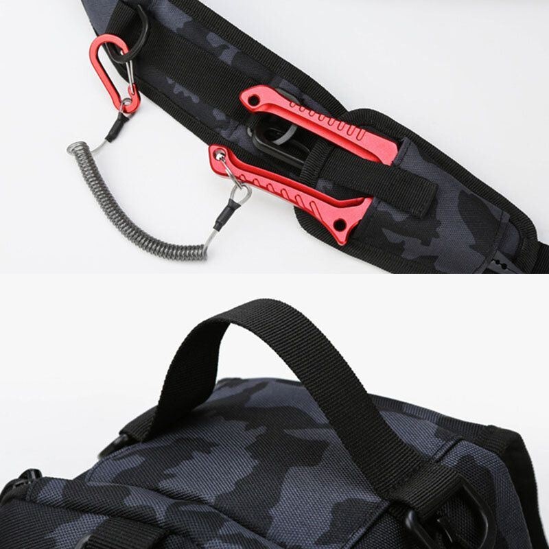 Mężczyźni Camouflage Multi-carry Tactical Fishing Travel Outdoor Torba Na Klatkę Piersiową Torba Na Ramię