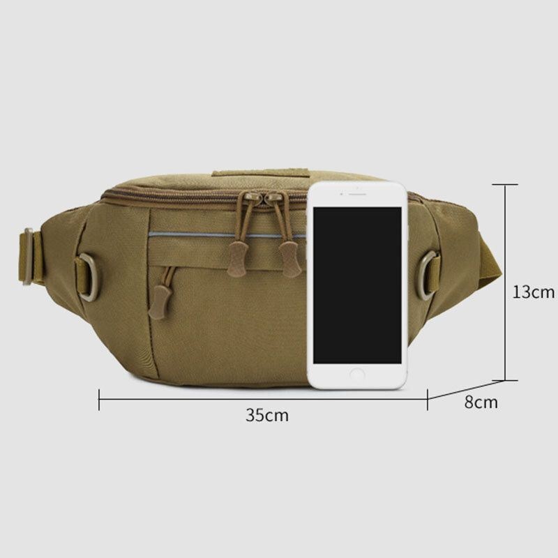 Mężczyźni Camouflage Multi-carry Tactical Travel Sport Riding Waist Bag Torba Na Ramię Torba Na Klatkę Piersiową