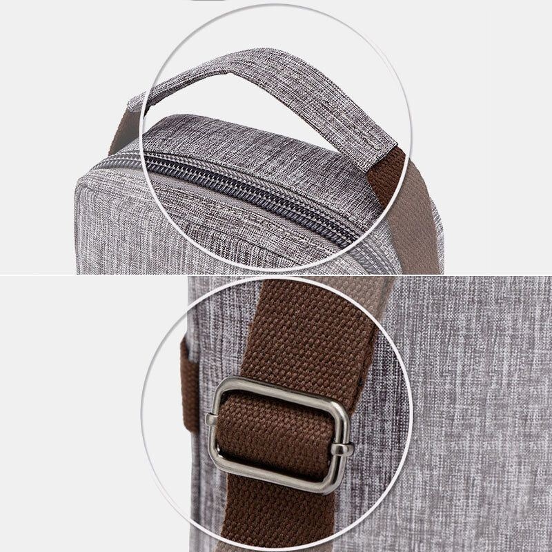 Mężczyźni Duża Pojemność Wodoodporna Antykradzieżowa Outdoor Casual Crossbody Torby Torba Na Klatkę Piersiową Torba Na Ramię