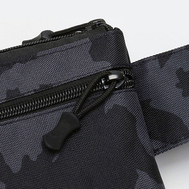 Mężczyźni Nylon Kamuflaż Multi-carry Multi-pocket Sport Outdoor Tactical Torba Na Ramię Torba Na Klatkę Piersiową