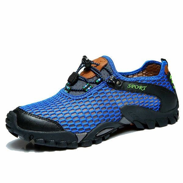 Mężczyźni Mesh Anti Collision Toe Piesze Wycieczki Wspinaczka Outdoor Athletic Shoes