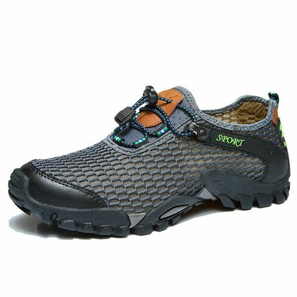 Mężczyźni Mesh Anti Collision Toe Piesze Wycieczki Wspinaczka Outdoor Athletic Shoes