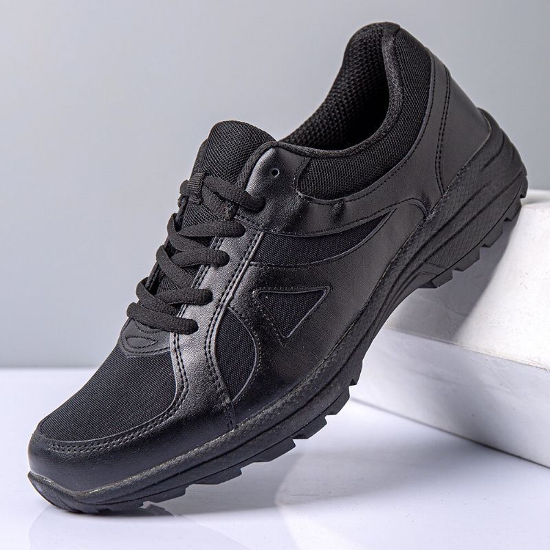 Mężczyźni Outdoor Antypoślizgowa Oddychająca Siatka Lace Up Sport Casual Sneakers