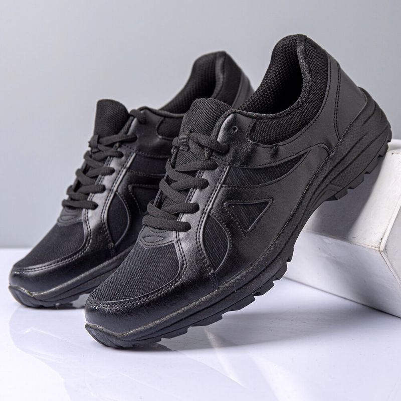 Mężczyźni Outdoor Antypoślizgowa Oddychająca Siatka Lace Up Sport Casual Sneakers