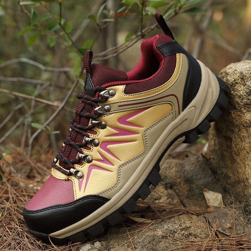 Mężczyźni Outdoor Climbing Casual Lace Up Walking Buty Turystyczne