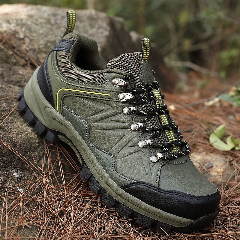 Mężczyźni Outdoor Climbing Casual Lace Up Walking Buty Turystyczne