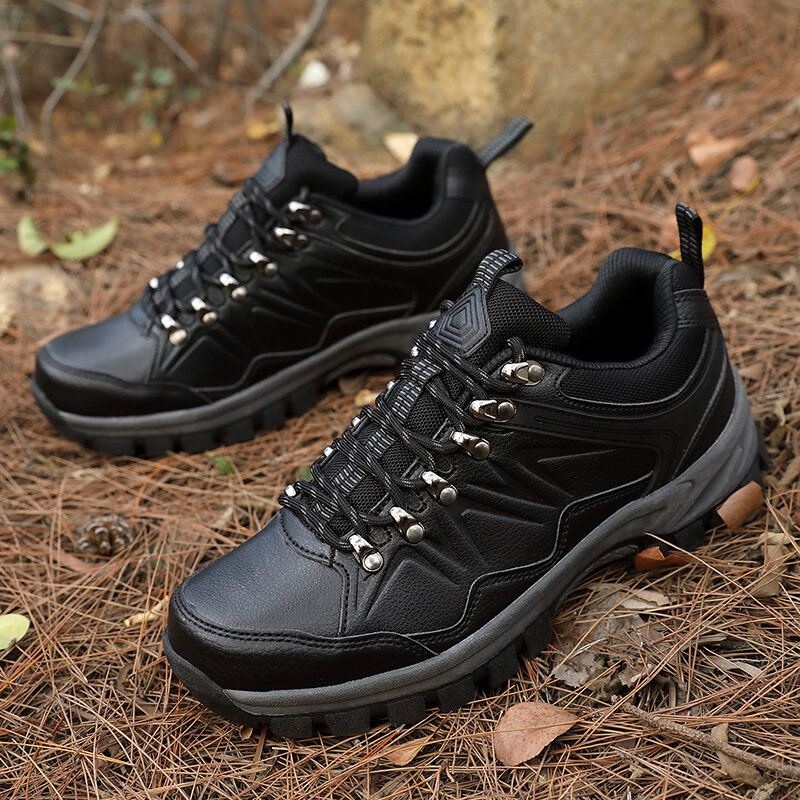 Mężczyźni Outdoor Climbing Casual Lace Up Walking Buty Turystyczne