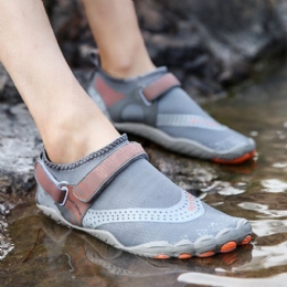 Mężczyźni Outdoor Fabric Mesh Antypoślizgowe Szybkoschnące Buty Do Nurkowania Na Plaży