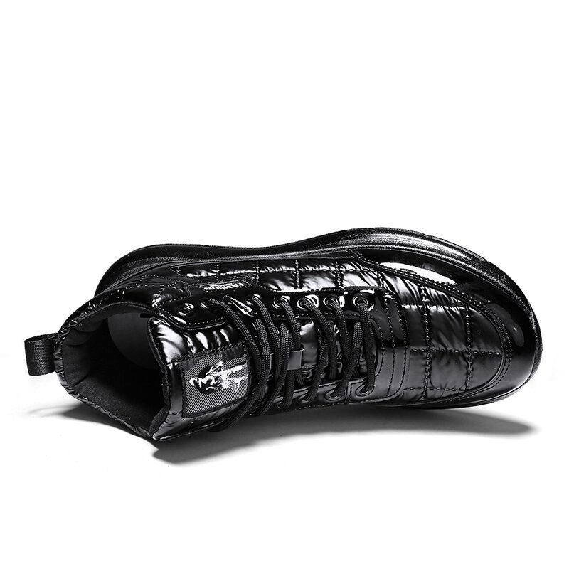 Mężczyźni Outdoor Parasol Cloth Ciepłe Antypoślizgowe Casual High Top Sport Shoes