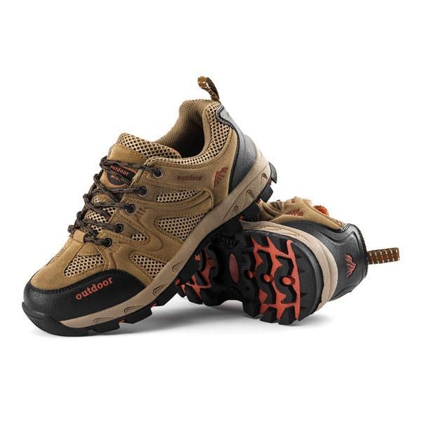 Męskie Buty Sportowe Unisex Outdoor Lace Up Oddychające Buty Turystyczne Buty Alpinistyczne