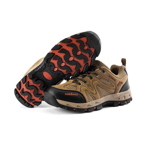 Męskie Buty Sportowe Unisex Outdoor Lace Up Oddychające Buty Turystyczne Buty Alpinistyczne