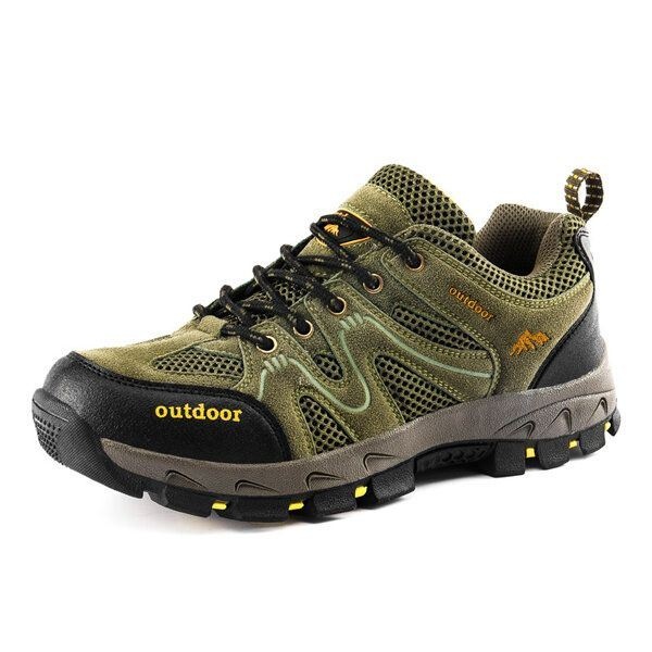 Męskie Buty Sportowe Unisex Outdoor Lace Up Oddychające Buty Turystyczne Buty Alpinistyczne