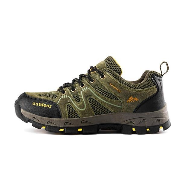 Męskie Buty Sportowe Unisex Outdoor Lace Up Oddychające Buty Turystyczne Buty Alpinistyczne