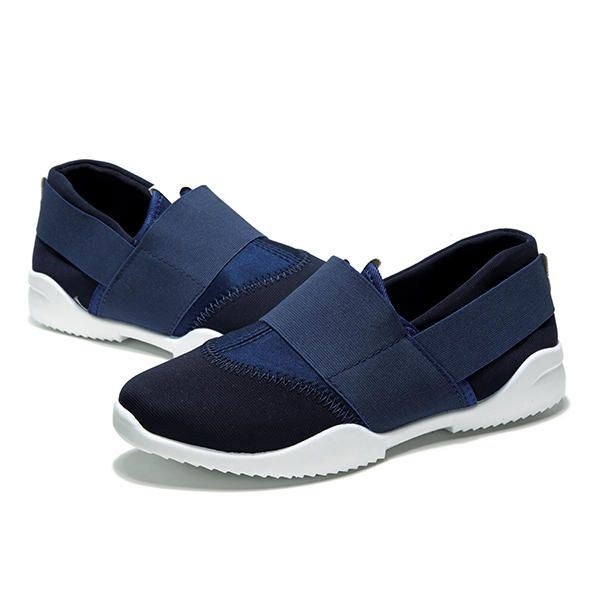 Męskie Oddychające Elastyczne Bnad Slip On Casual Sneakers