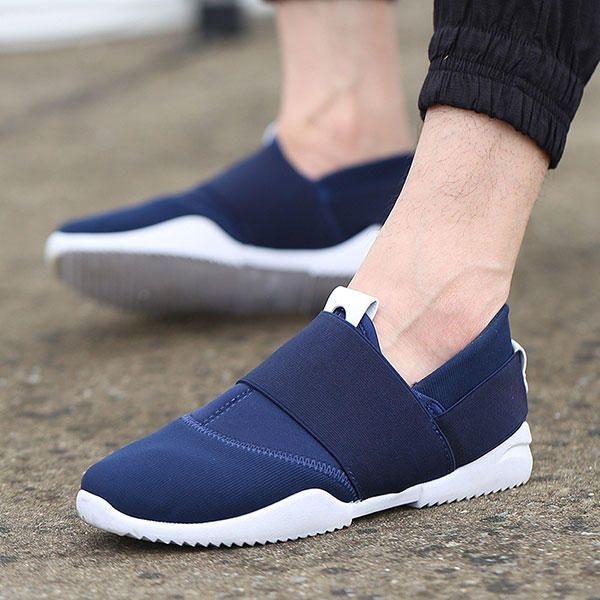 Męskie Oddychające Elastyczne Bnad Slip On Casual Sneakers