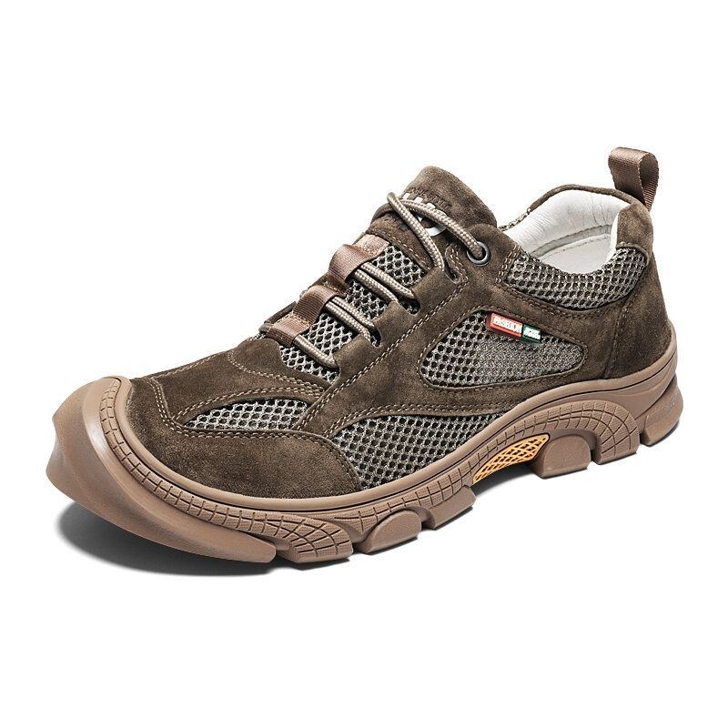 Męskie Outdoor Mesh Suede Wygodne Oddychające Buty Na Co Dzień